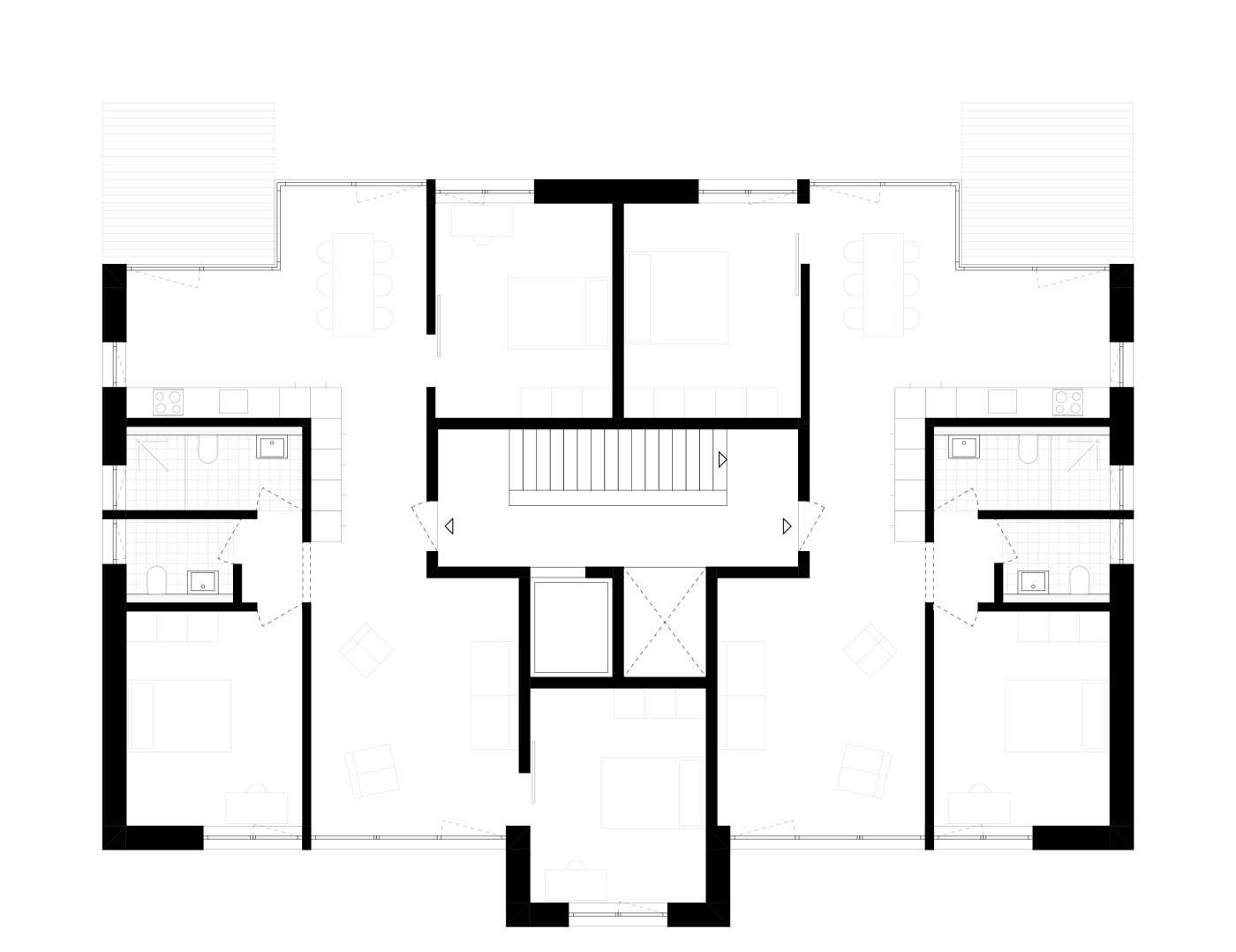 Grundrissdarstellung Wohnhaus 15a
