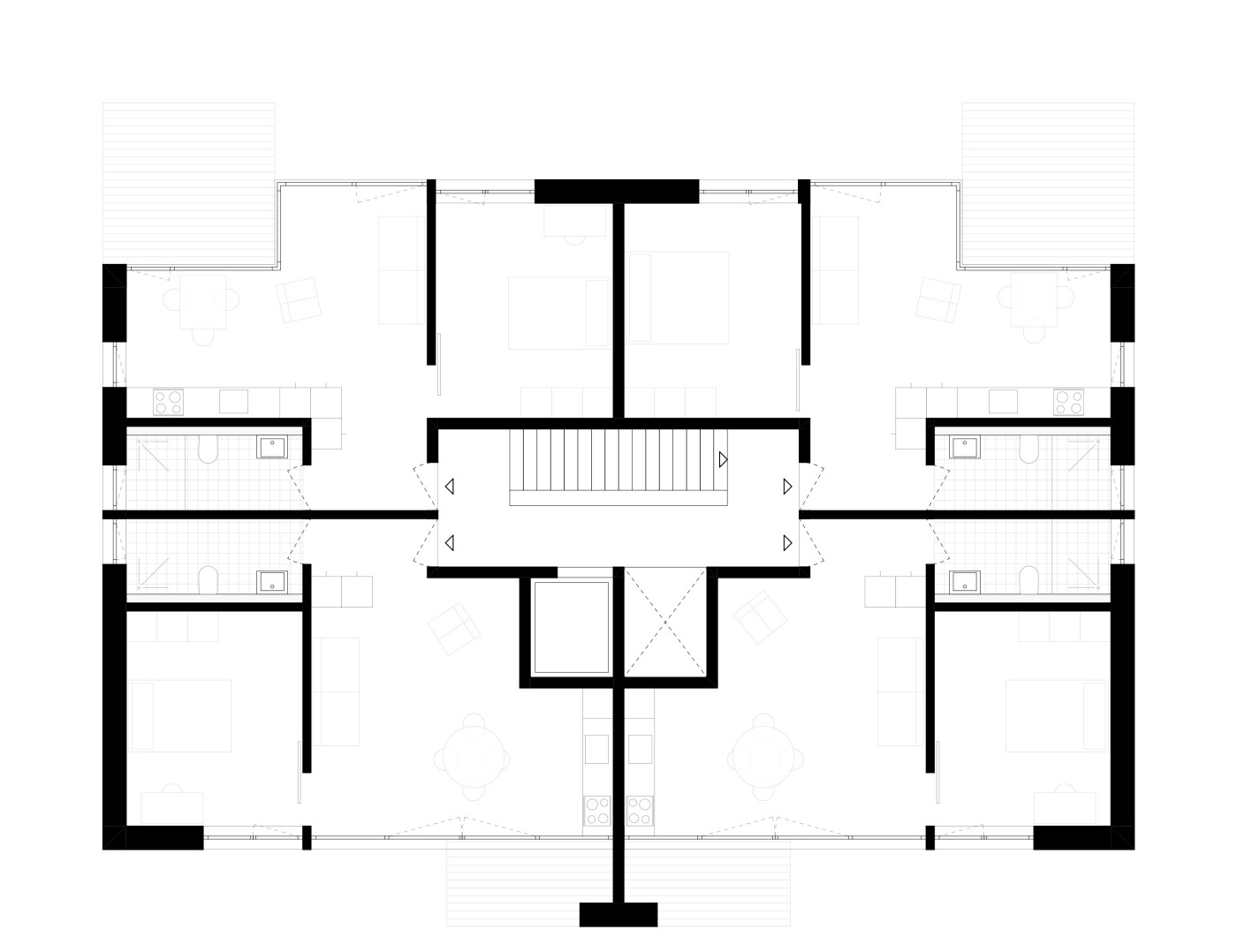 Grundrissdarstellung Wohnhaus 15b